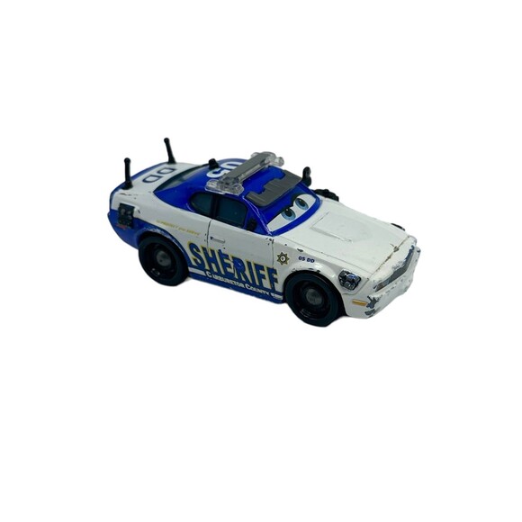 Disney Pixar Cars Sheriff Carburetor County Didi 05 Diecast Car HTF - Picture 2 of 6